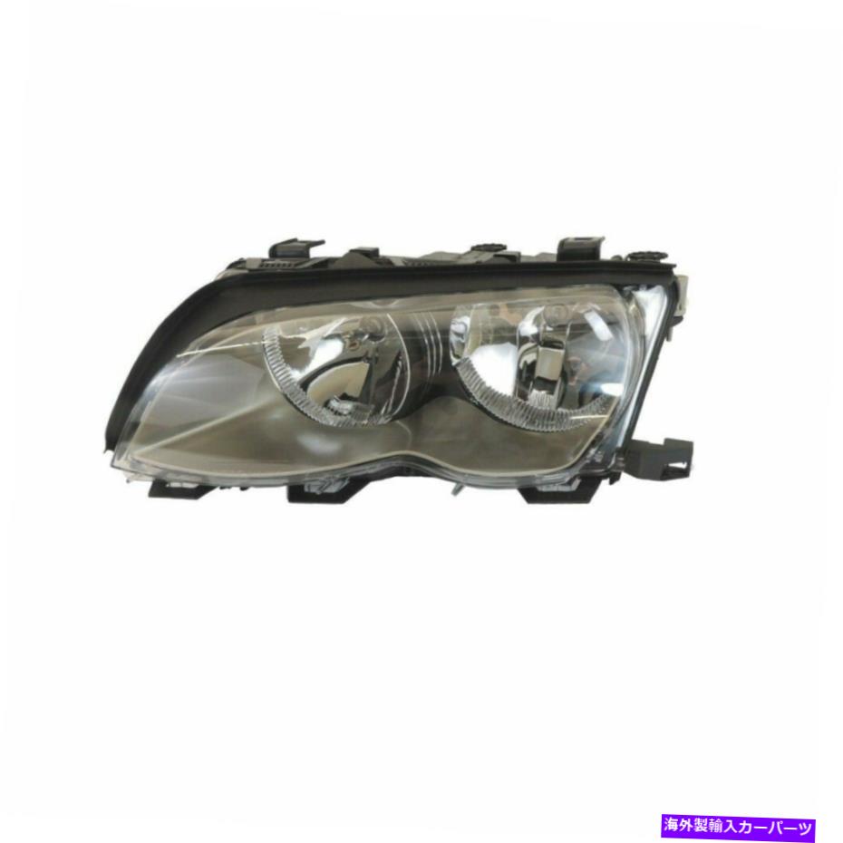 USヘッドライト BM2502165 2002-2005 BMW 320iドライバーサイドヘッドライトクロムに合います BM2502165 Fits 2002-2005 BMW 320i Driver Side Headlight Chrome【並行輸入品】