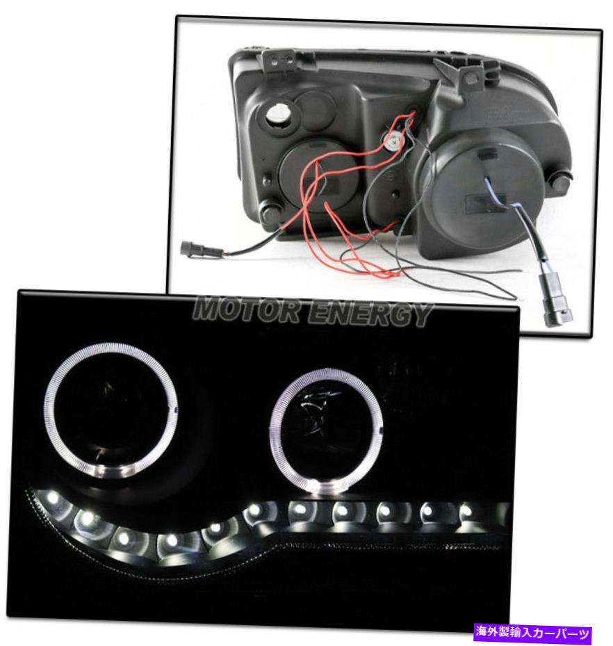 USヘッドライト 05-10 Chrysler 300C Halo LED DRLブラックプロジェクターヘッドライトW / 50W 6K HIDキット FOR 05-10 CHRYSLER 300C HALO LED DRL BLACK PROJECTOR HEADLIGHT W/50W 6K HID KIT【並行輸入品】
