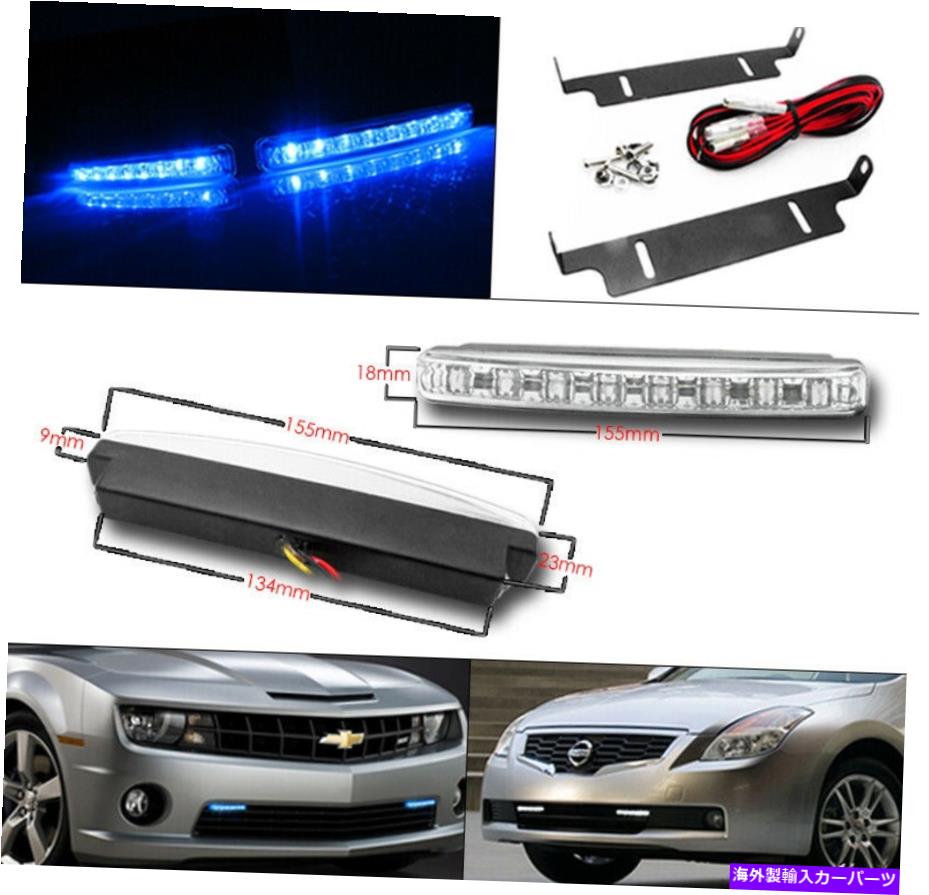 USヘッドライト 2007-13 Chevy Silveradoピックアップクロームプロジェクターハローヘッドライト+ブルーDRL LEDキット 2007-13 CHEVY SILVERADO PICKUP CHROME PROJECTOR HALO HEADLIGHTS+BLUE DRL LED KIT【並行輸入品】
