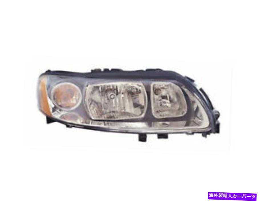 USヘッドライト Volvo V70 05-07 2.4 2.5T R T5ワゴンハロゲンヘッドライトランプ Volvo V70 05-07 2.4 2.5T R T5 Wagon Halogen Headlight Lamp With Bulb Rh【並行輸入品】