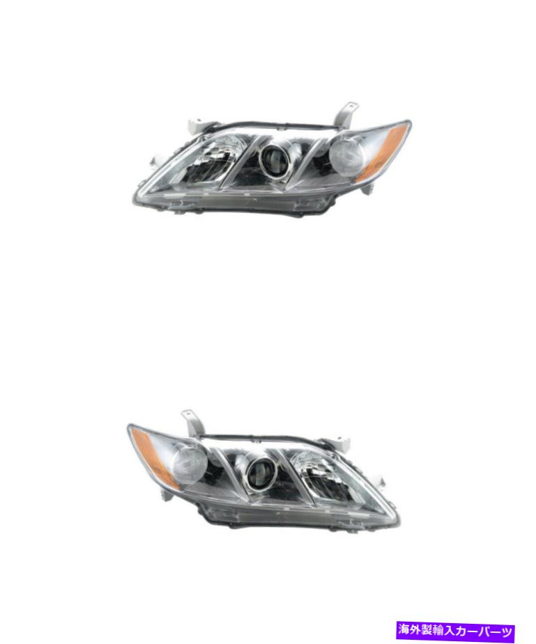 USヘッドライト 07-09 Camry-Se-USAユニットのヘッドライト左+右8113006212,8117006212 Headlight For 07-09 Camry-SE-Usa Unit Both Left+Right 8113006212, 8117006212【並行輸入品】