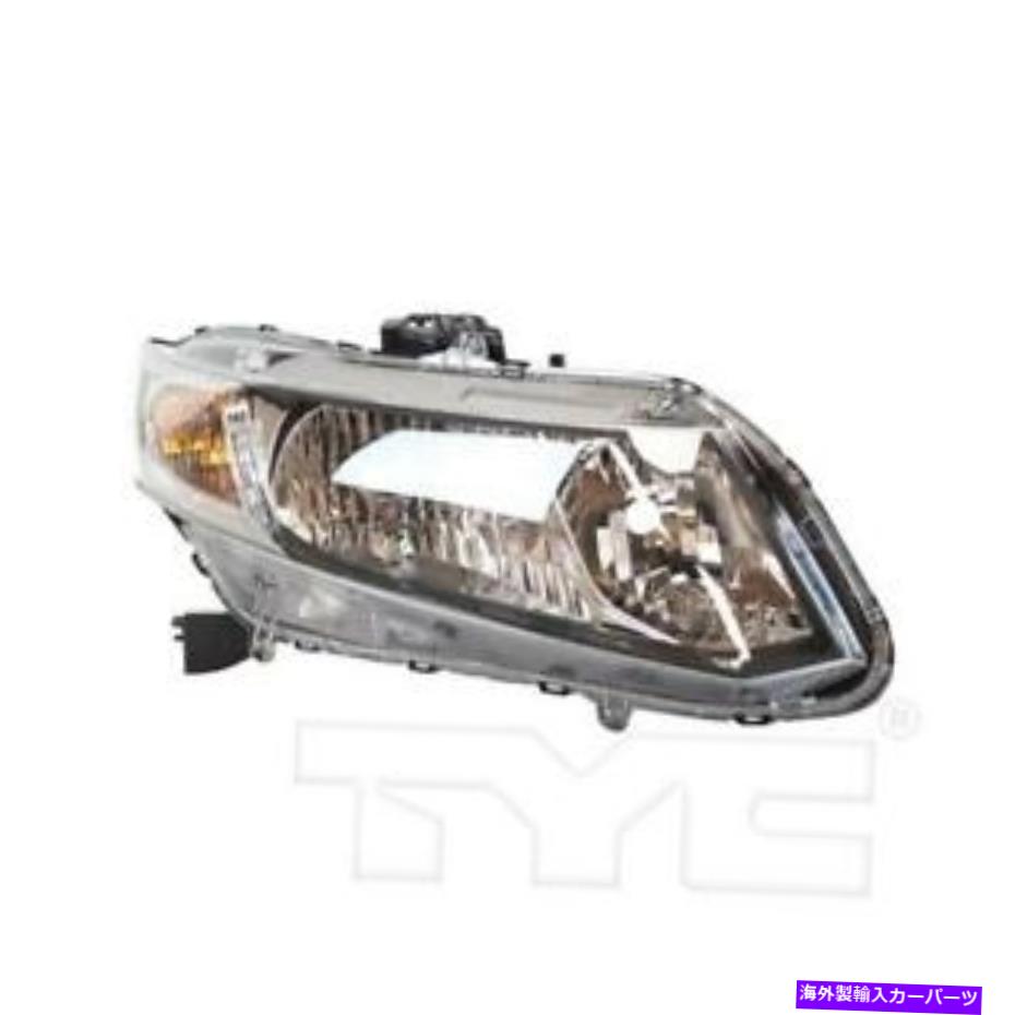 USヘッドライト Headlightは2015年の市民の新しいCapa Am As Assyの在庫がある Headlight Fits 2015 Civic New CAPA AM Assy In Stock Premium Right【並行輸入品】