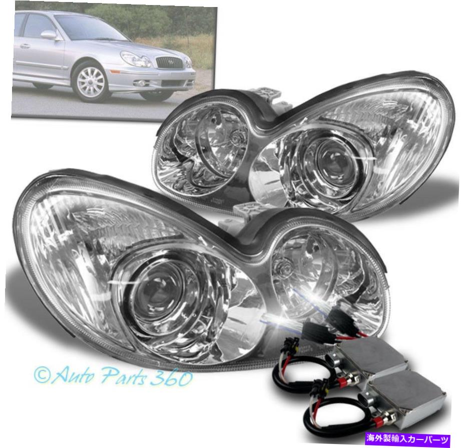 USヘッドライト 02 03 04 04 05 GL GLS GLX LX VE SEDANプロジェクターヘッドライトランプクロームW / 50W 8K HID 02 03 04 05 GL GLS GLX LX VE SEDAN PROJECTOR HEADLIGHTS LAMP CHROME W/50W 8K HID【並行輸入品】