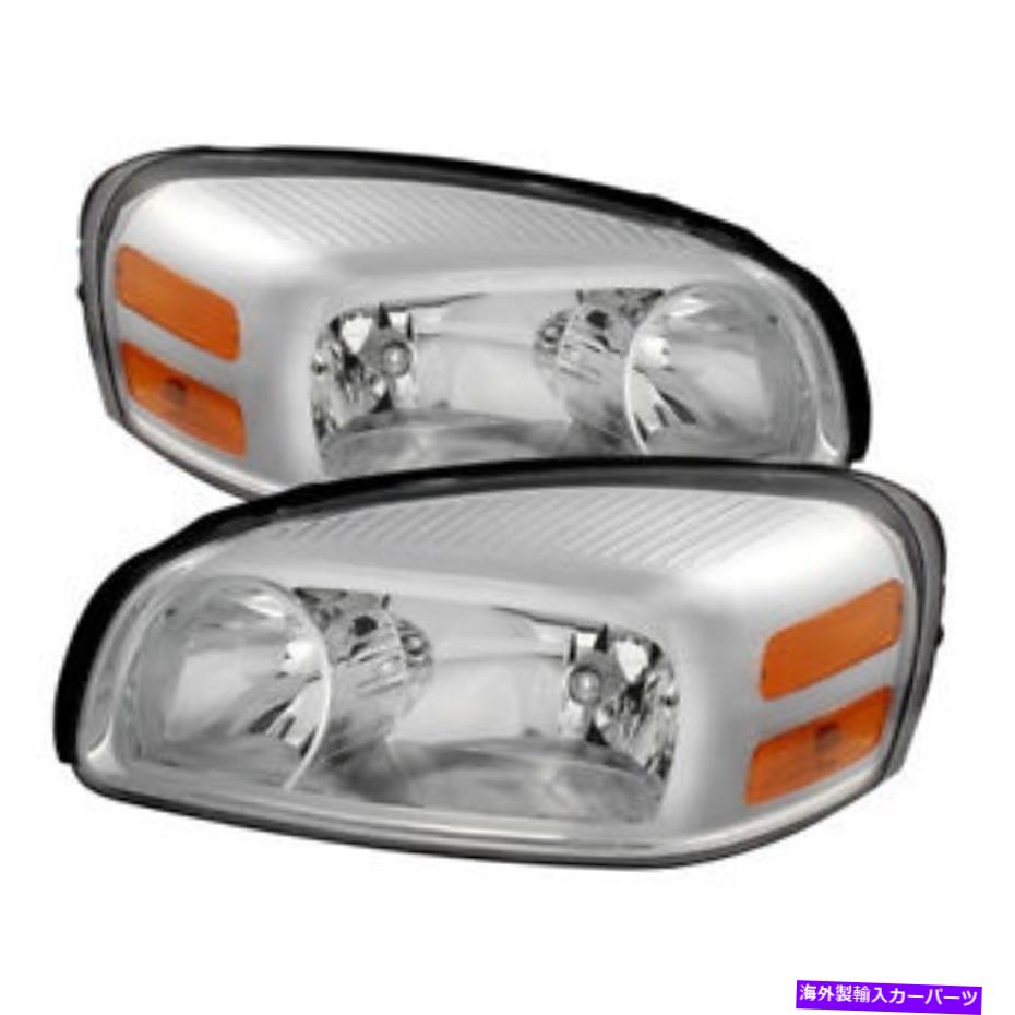 USヘッドライト 05-09 Uplander Montana 05-07リレーTerraza Chromeハウジング交換ヘッドライト 05-09 Uplander Montana 05-07 Relay Terraza Chrome Housing Replacement Headlights【並行輸入品】