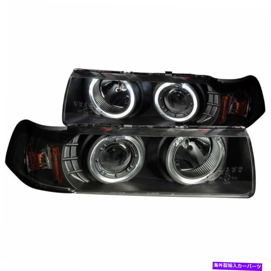 USヘッドライト Anzo USAヘッドライトG2ブラックW / 2 Halos 1PC BMW 3シリーズE36 4DR 1992-1998 Anzo USA Headlights G2 Black w/ 2 Halos 1PC for BMW 3 Series E36 4DR 1992-1998【並行輸入品】 55,483円