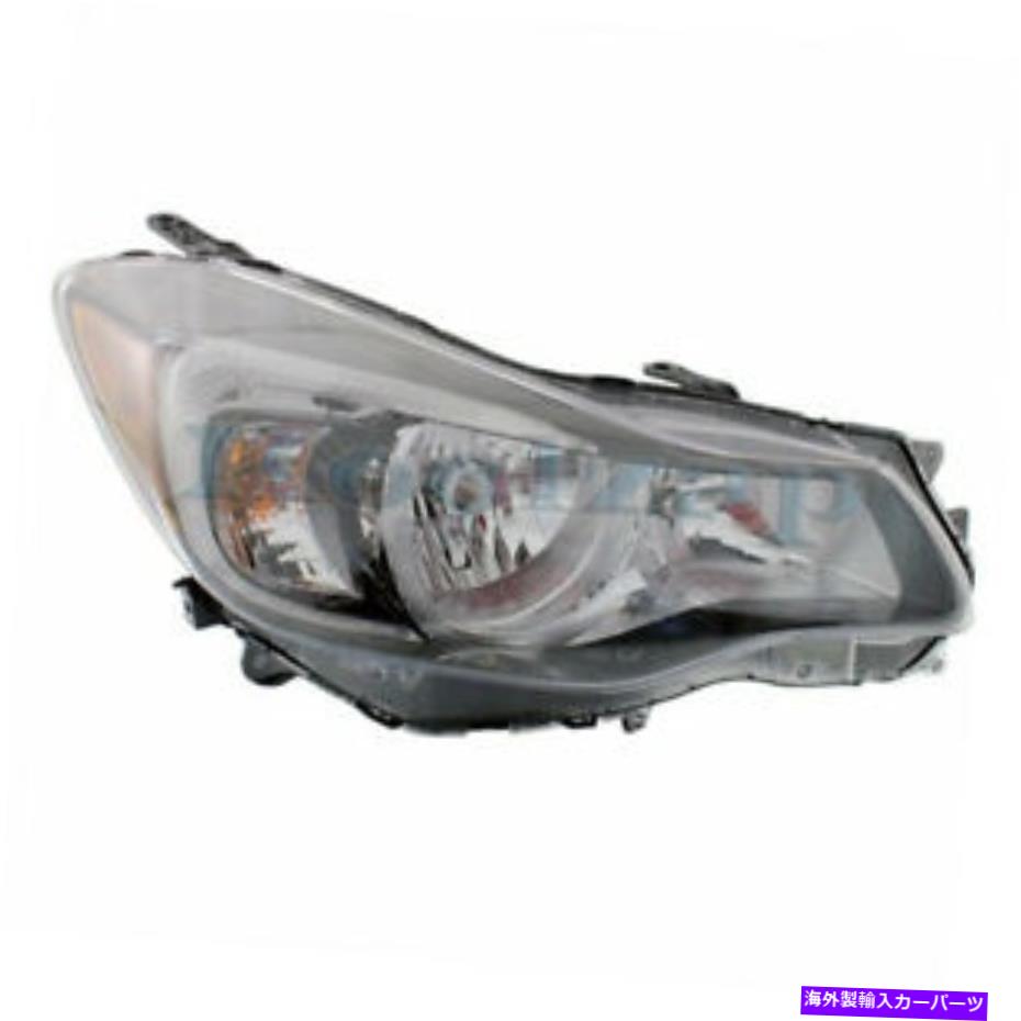 USヘッドライト 15-16インプレッサフロントヘッドライトヘッドランプハロゲンヘッドライトランプ右側 15-16 Impreza Front Headlight Headlamp Halogen Head Light Lamp w/Bulb Right Side【並行輸入品】