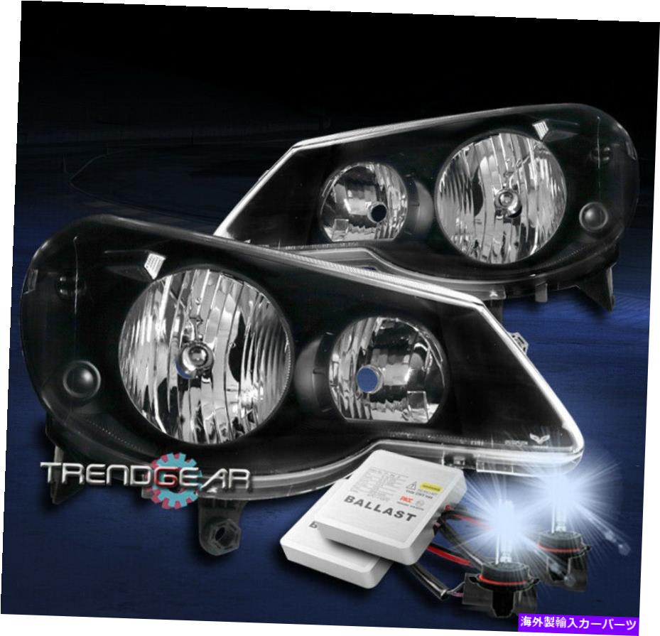 USヘッドライト 2007-2010 Chrysler Sebringの交換のヘッドライトランプブラックW / 8000K HIDキット FOR 2007-2010 CHRYSLER SEBRING REPLACEMENT HEADLIGHT LAMP BLACK W/8000K HID KIT【並行輸入品】