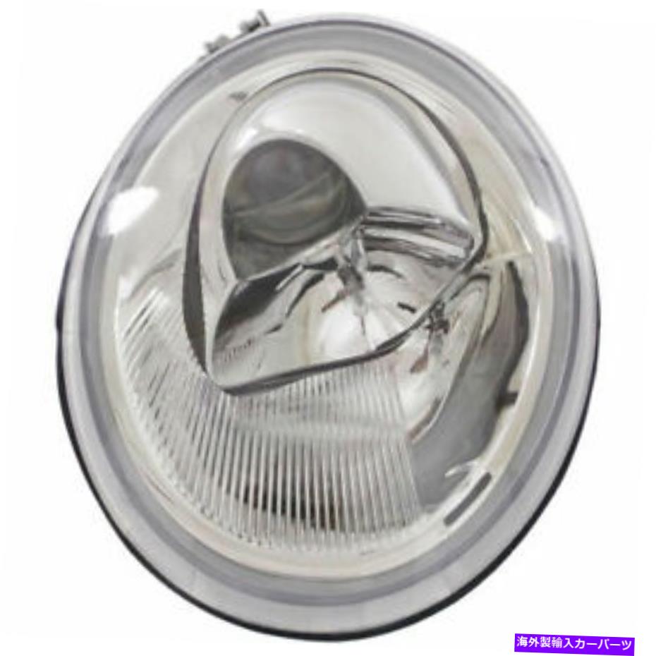 USヘッドライト 新しいハロゲンヘッドランプアセンブリドライバサイドフィットフォットVolkswagen Beetle VW2502106 NEW HALOGEN HEAD LAMP ASSEMBLY DRIVER SIDE FITS VOLKSWAGEN BEETLE VW2502106【並行輸入品】