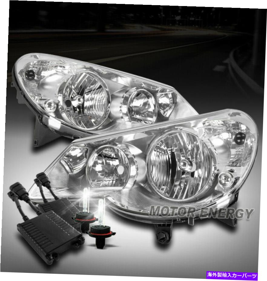 USヘッドライト 07-10 Chrysler SebringヘッドライトヘッドランプクロームW / 50W 6K HIDキット左+右 FOR 07-10 CHRYSLER SEBRING HEADLIGHT HEADLAMP CHROME W/50W 6K HID KIT LEFT+RIGHT【並行輸入品】 56,351円