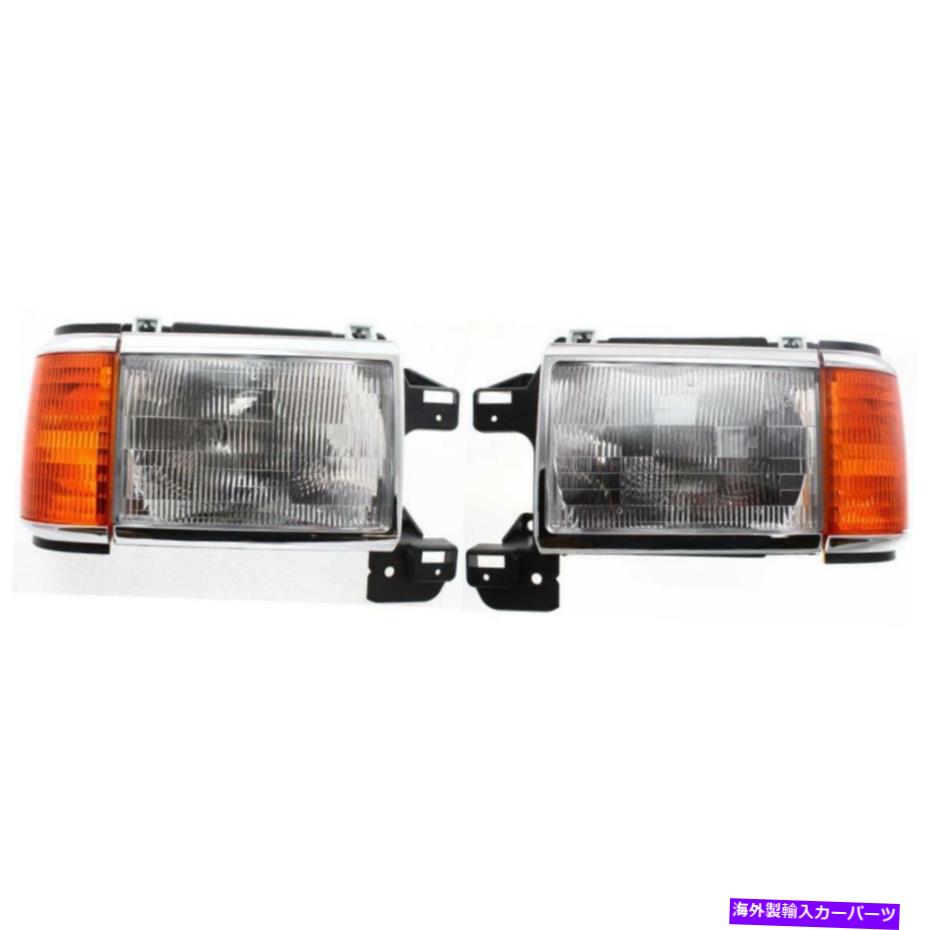 USヘッドライト 新しいFO2502105、FO2503105 Ford F-150 1987-1991のためのヘッドライトセット New FO2502105, FO2503105 Headlight Set for Ford F-150 1987-1991【並行輸入品】｜Us Custom Parts Shop USDM
