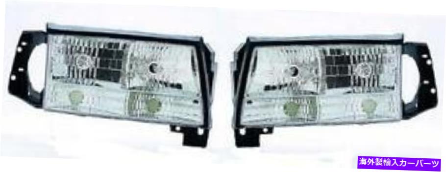 USヘッドライト フィット97 98 99 Cadillac Devilleヘッドライトペアの両方新しいヘッドランプフロントセダン Fits 97 98 99 Cadillac Deville Headlight Pair Set Both NEW Headlamp Front Sedan【並行輸入品】｜Us Custom Parts Shop USDM