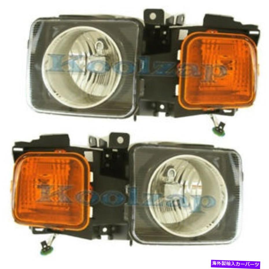 USヘッドライト 06-10 HUMMER H3 H3Tヘッドライトヘッドランプヘッドライトランプ左右サイドセットペア 06-10 Hummer H3 H3T Headlight Headlamp Head Light Lamp Left Right Side Set PAIR【並行輸入品】