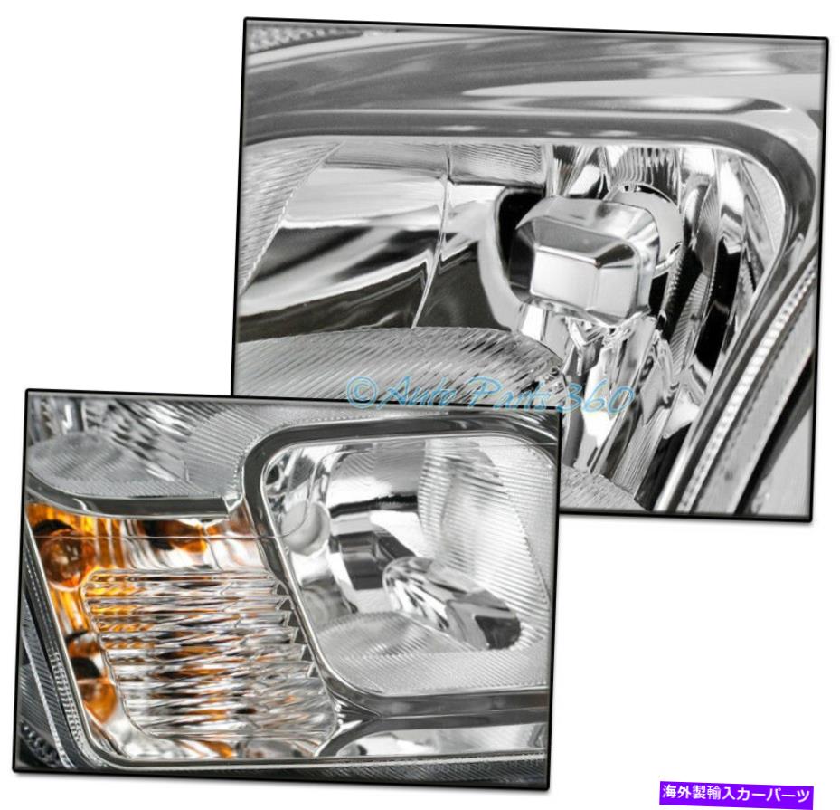 USヘッドライト 06-09フォードフュージョンクリスタルクロムヘッドライトヘッドランプランプW /バンパーLED DRL FOR 06-09 FORD FUSION CRYSTAL CHROME HEADLIGHTS HEADLAMPS LAMPS W/BUMPER LED DRL【並行輸入品】｜Us Custom Parts Shop USDM