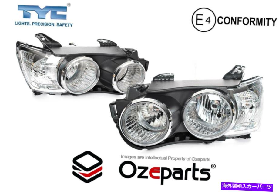 USヘッドライト Holden Barina TM Sedan / Hatch Series 1 2011~2016用ペアLH + RHヘッドライト Pair LH+RH Head Light For Holden Barina TM Sedan / Hatch Series 1 2011~2016【並行輸入品】|Us Custom Parts Shop USDM