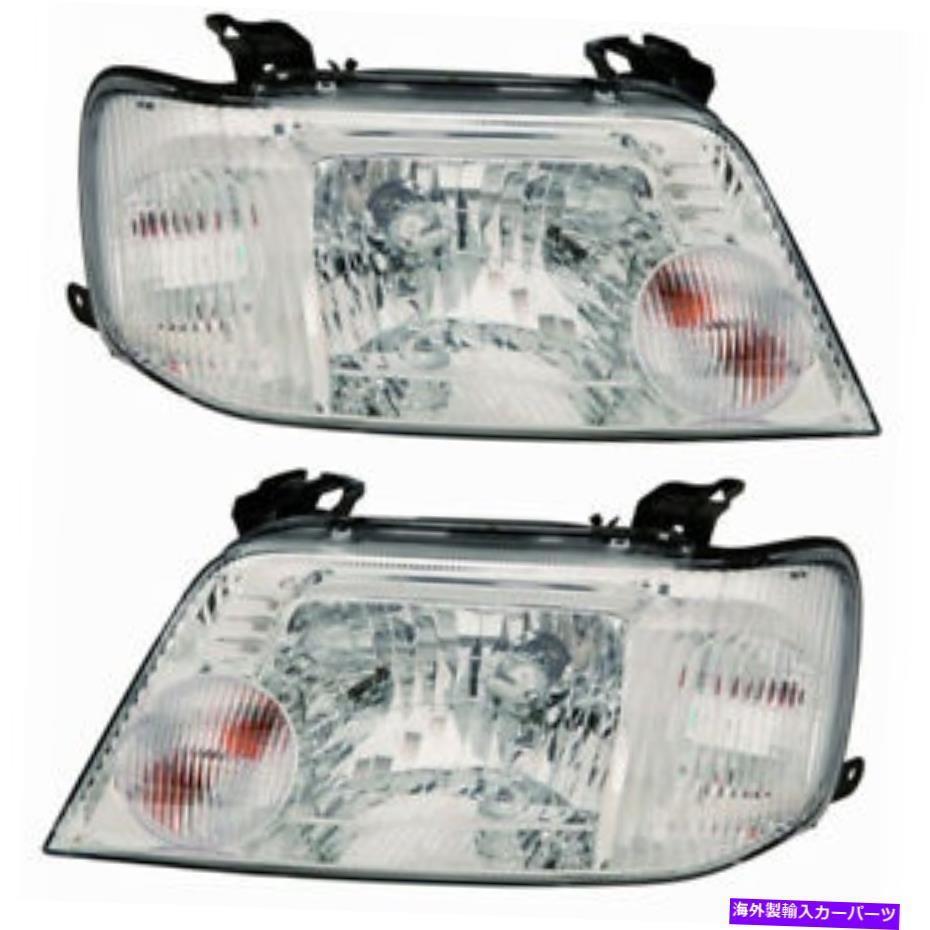 USヘッドライト 05-07 Marinerヘッドライトヘッドランプヘッドランプライト左側セットペアハイブリッド 05-07 Mariner Headlight Headlamp Head Lamp Light Right Left Side Set PAIR Hybrid【並行輸入品】