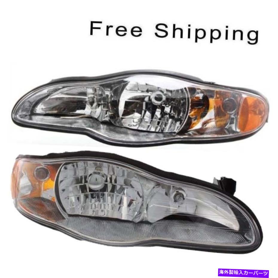 USヘッドライト ハロゲンヘッドランプアセンブリセット2対LH＆RHサイドフィットシボレーモンテカルロ Halogen Head Lamp Assembly Set of 2 Pair LH & RH Side Fits Chevrolet Monte Carlo【並行輸入品】｜Us Custom Parts Shop USDM
