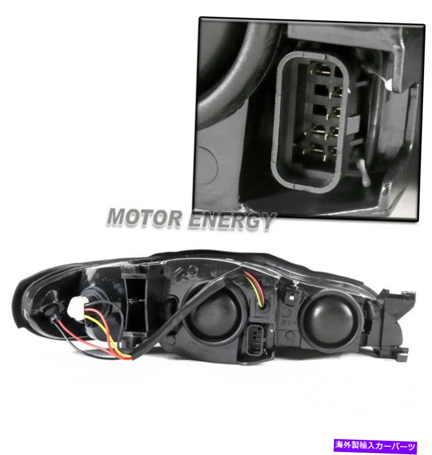 USヘッドライト 00-05シボレーモンテカルロブラックヘッドライトランプW / LED DRL信号左+右 FOR 00-05 CHEVY MONTE CARLO BLACK HEADLIGHTS LAMPS W/LED DRL SIGNAL LEFT+RIGHT【並行輸入品】