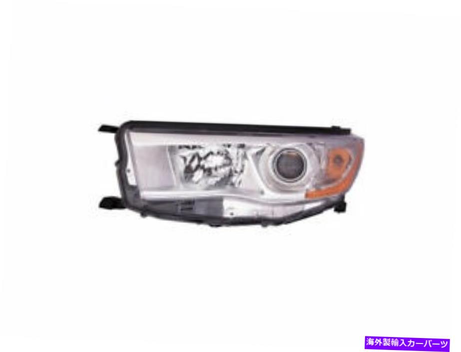 USヘッドライト 左 - 運転者側のヘッドライトアセンブリはハイランダー2014-2016ハイブリッド83BWSR Left - Driver Side Headlight Assembly fits Highlander 2014-2016 Hybrid 83BWSR【並行輸入品】