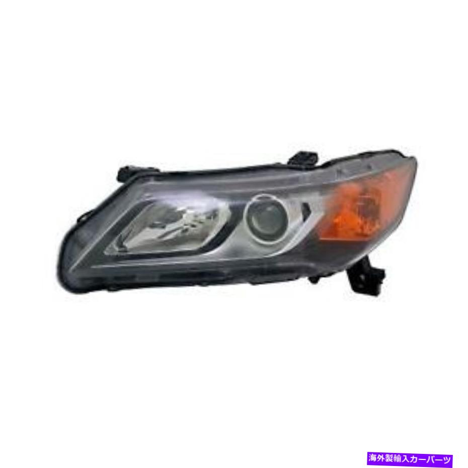 USヘッドライト 13 14 15 Acura Ilx左前照灯アセンブリ、アフターマーケット、ハロゲン、Pt＃33150Tx6a02 13 14 15 ACURA ILX Left Headlamp Assembly , Aftermarket, Halogen, PT#33150TX6A02【並行輸入品】