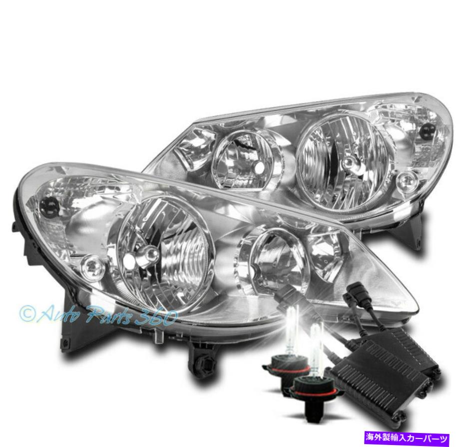USヘッドライト 07-10 Chrysler Sebring Crystal StyleヘッドライトヘッドランプクロームW / 50W 8K HID FOR 07-10 CHRYSLER SEBRING CRYSTAL STYLE HEADLIGHTS HEADLAMP CHROME W/50W 8K HID【並行輸入品】