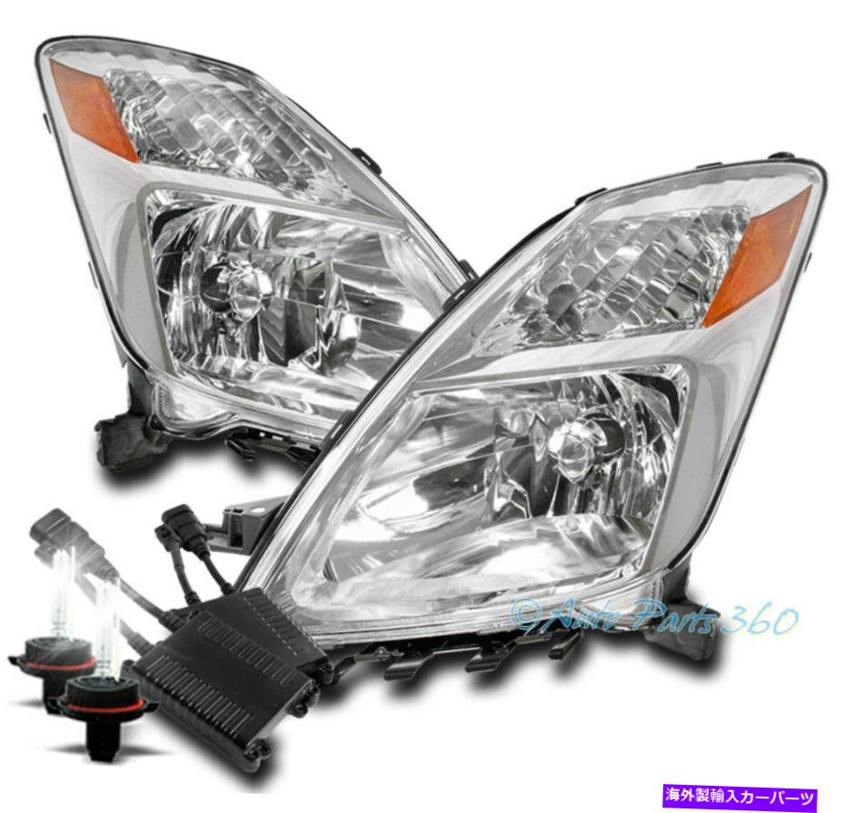 USヘッドライト 04 05 06 TOYOTA PRIUSヘッドライトヘッドランプランプクロームW / 50W 6000K HIDキット FOR 04 05 06 TOYOTA PRIUS HEADLIGHT HEADLAMPS LAMPS CHROME W/50W 6000K HID KIT【並行輸入品】｜Us Custom Parts Shop USDM