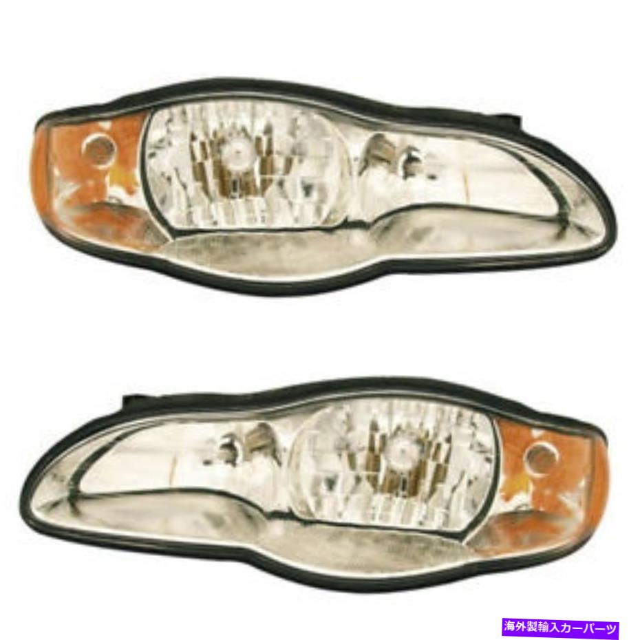 USヘッドライト 00-05モンテカルロヘッドライトヘッドランプヘッドライトランプ左右サイドセットペア 00-05 Monte Carlo Headlight Headlamp Head Light Lamp Left & Right Side Set PAIR【並行輸入品】