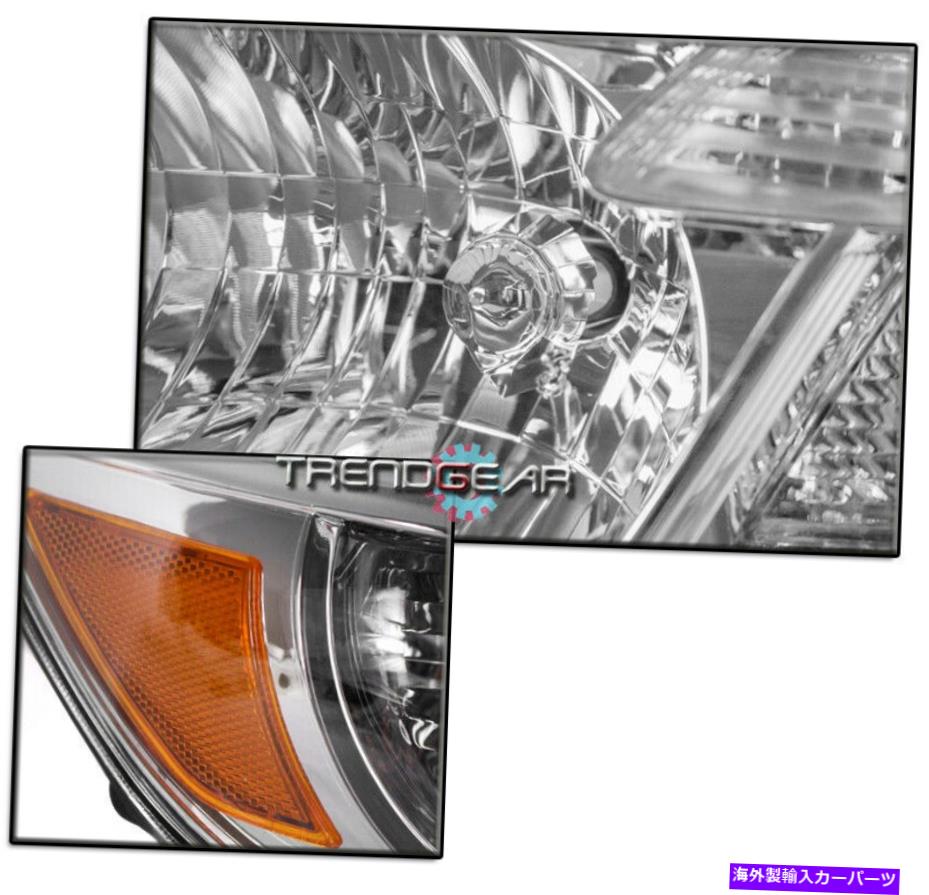 USヘッドライト 2008-2010トヨタハイランダークロームヘッドライトW /青LED DRL信号+ 6000K HID FOR 2008-2010 TOYOTA HIGHLANDER CHROME HEADLIGHT W/BLUE LED DRL SIGNAL+6000K HID【並行輸入品】