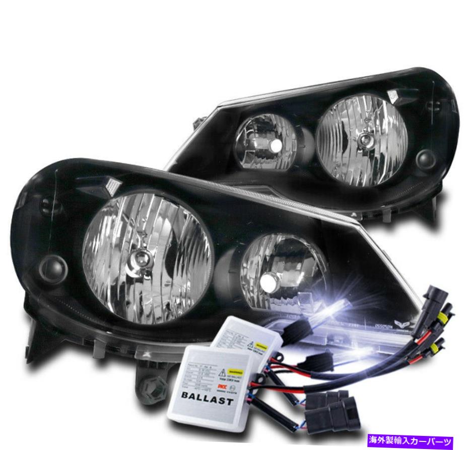 USヘッドライト Chrysler Sebring Crystal Style Headlightヘッドランプランプブラック+ 10K HID FOR 07-10 CHRYSLER SEBRING CRYSTAL STYLE HEADLIGHT HEADLAMP LAMP BLACK +10K HID【並行輸入品】