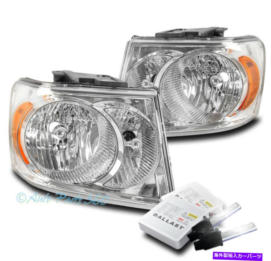 USヘッドライト 07 08 09 DODGE DURANGOヘッドライトヘッドランプランプクローム/アンバーW / 8KキセノンHID FOR 07 08 09 DODGE DURANGO HEADLIGHTS HEADLAMPS LAMP CHROME/AMBER W/8K XENON HID【並行輸入品】｜Us Custom Parts Shop USDM