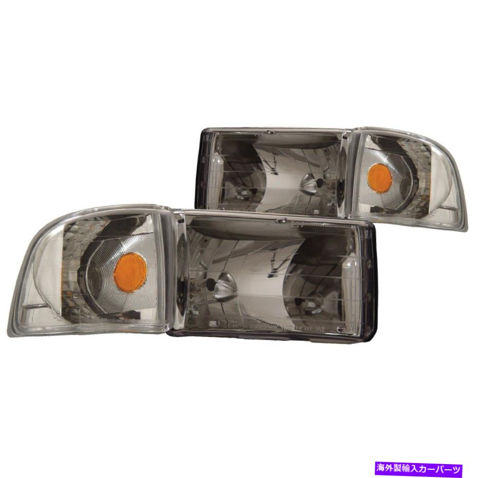 USヘッドライト Anzo USA 111068クリスタルヘッドライトセットフィット94-02 RAM 1500 RAM 2500 RAM 3500 Anzo USA 111068 Crystal Headlight Set Fits 94-02 Ram 1500 Ram 2500 Ram 3500【並行輸入品】