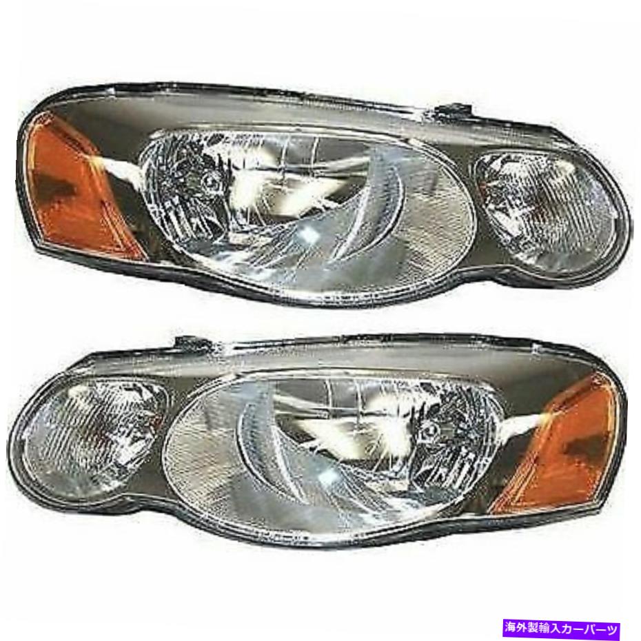 USヘッドライト 2004-2006クライスラーセブリンドライバ/助手席側W /電球のヘッドライトセット Headlight Set For 2004-2006 Chrysler Sebring Driver/Passenger Side w/ bulb【並行輸入品】