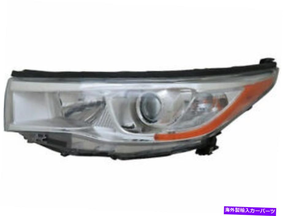 USヘッドライト TOYOTA HIGHLANER 2014 2015 2015のための左ヘッドライトアセンブリTYC 2HGV17 Left Headlight Assembly TYC 2HGV17 for Toyota Highlander 2014 2015 2016【並行輸入品】｜Us Custom Parts Shop USDM