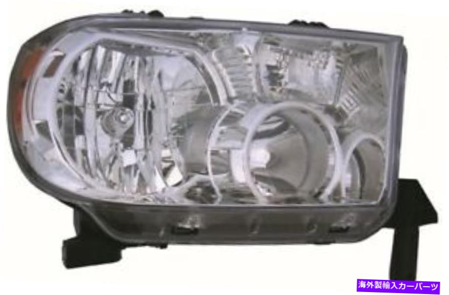 USヘッドライト FITS 2007-2015トヨタツンドラ/ Sequoia Pass Right FTヘッドライトWO / LEVEL ADUSTER FITS 2007-2015 TOYOTA TUNDRA/SEQUOIA PASS RIGHT FT HEADLIGHT WO/LEVEL ADJUSTER【並行輸入品】