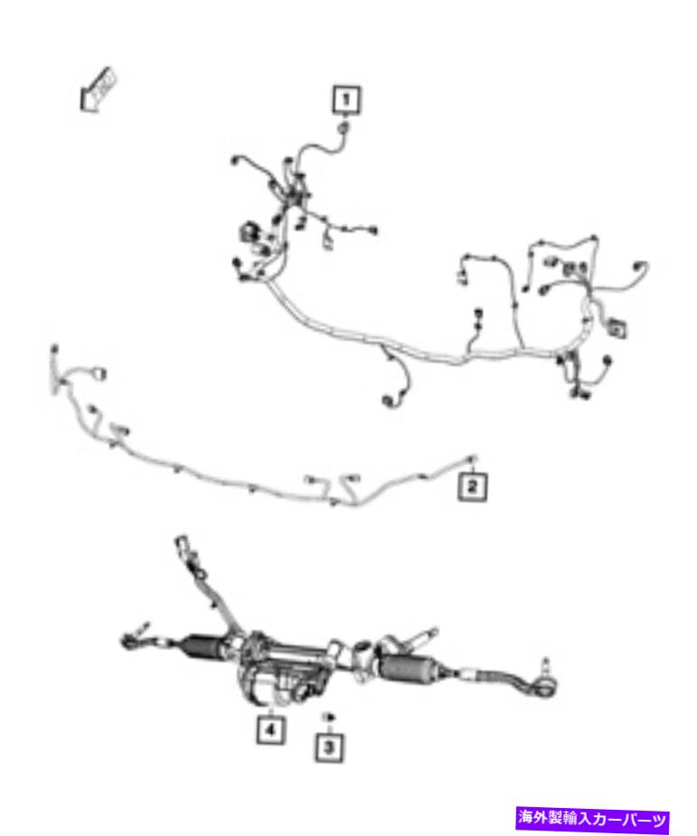USヘッドライト 本物のMOPARフロントエンドモジュール配線68251892AD. Genuine Mopar Front End Module Wiring 68251892AD【並行輸入品】