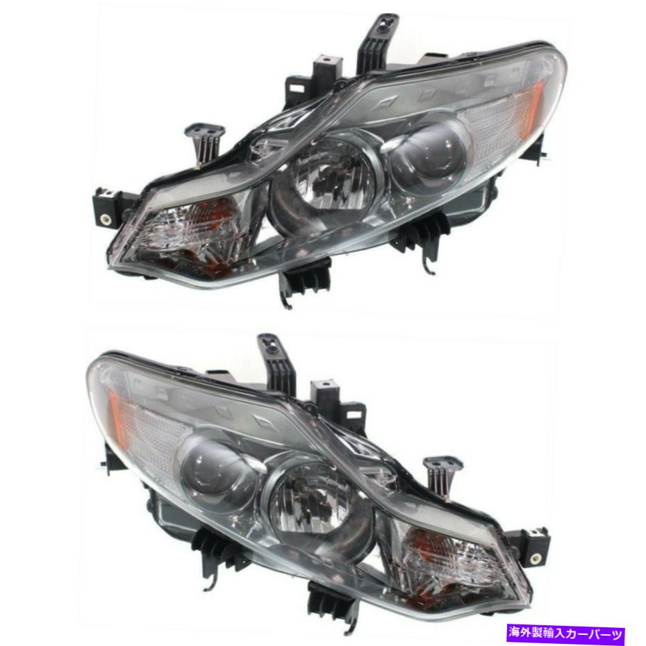 USヘッドライト 球根2pcで左右の2009-2014日産ムラノのヘッドライトセット Headlight Set For 2009-2014 Nissan Murano Left and Right With Bulb 2Pc【並行輸入品】
