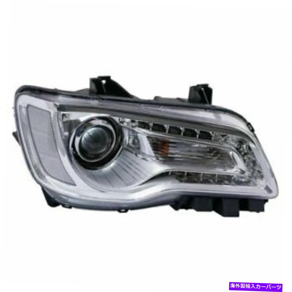USヘッドライト Chrysler 300 2015年2016年2016年2017年ヘッドライトハロゲンクロム右乗客 FITS FOR CHRYSLER 300 2015 2016 2017 HEADLIGHT HALOGEN CHROME RIGHT PASSENGER【並行輸入品】