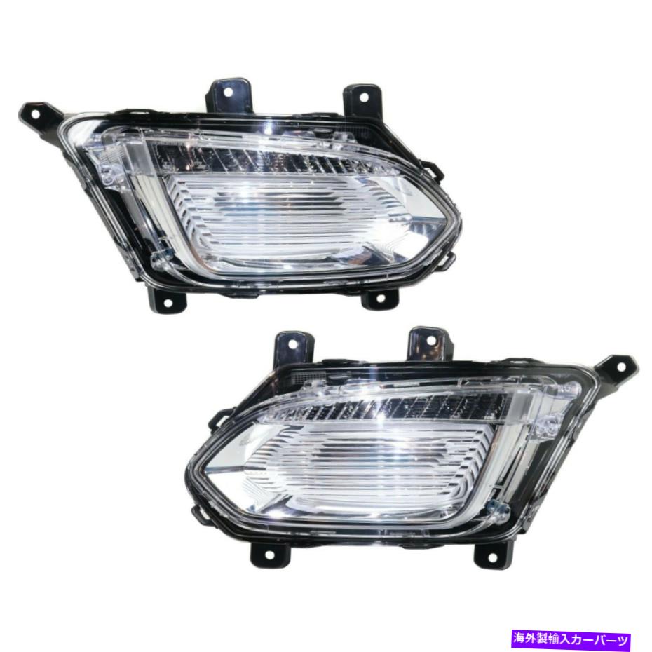 USヘッドライト 2016-2017のための駆動ライト、左右のカーパのシボレー角Xセット Driving Light For 2016-2017 Chevrolet Equinox Set of 2 Left and Right CAPA【並行輸入品】