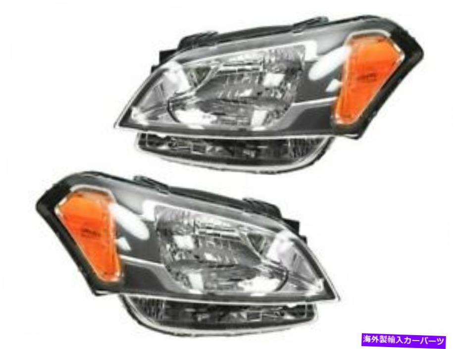 USヘッドライト 2010-2011キアソウルK782HKドライバー＆旅客サイドのヘッドライトアセンブリ Headlight Assembly Set For 2010-2011 Kia Soul K782HK Driver & Passenger Side【並行輸入品】