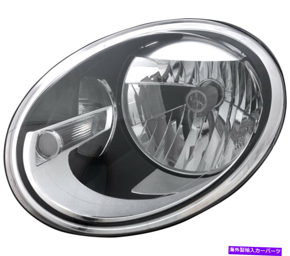 USヘッドライト ハロゲンヘッドライトアセンブリW /電球左の運転手は12??-16ボルクスワーゲンビートル Halogen Headlight Assembly w/Bulb Left Driver Side For 12-16 Volkswagen Beetle【並行輸入品】