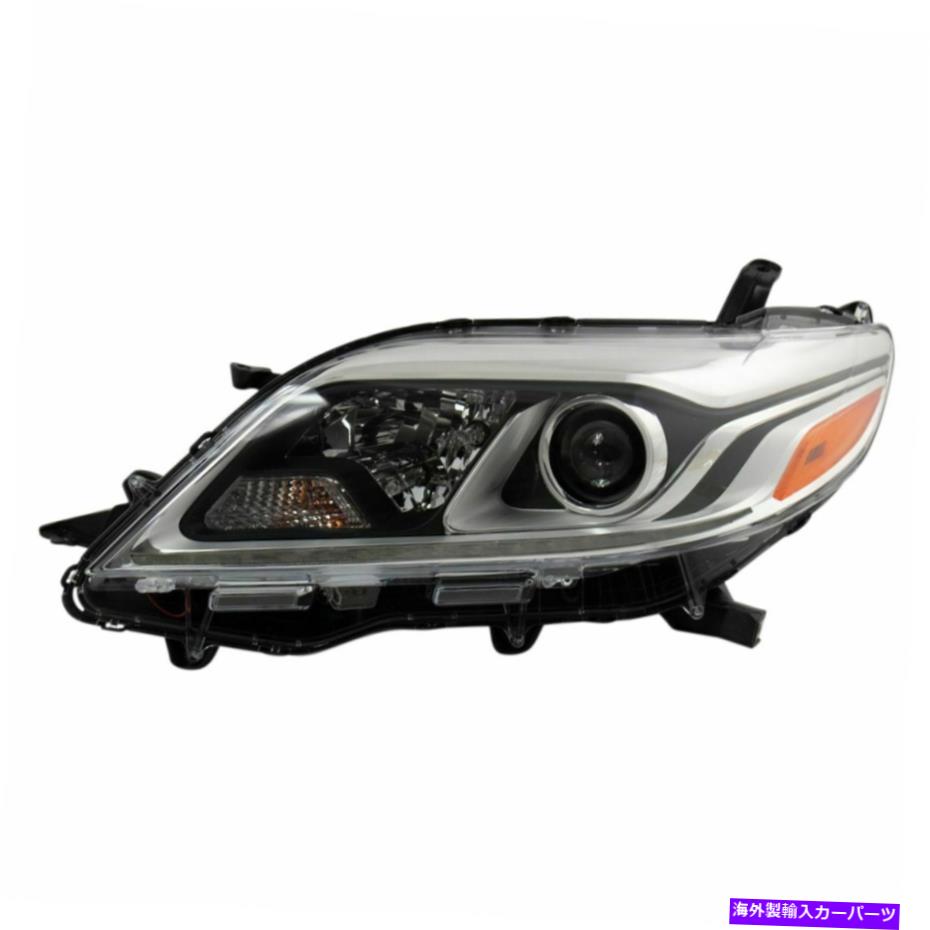 USヘッドライト ヘッドライトヘッドランプハロゲンドライバ側左LHは、トヨタシエナのためのLH Headlight Headlamp Halogen Driver Side Left LH for Toyota Sienna New【並行輸入品】
