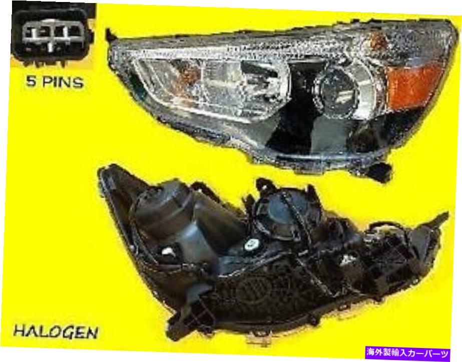 USヘッドライト 三菱アウトランダースポーツの左頭ライト2011-2019 | 8301C223 MI2502160 Left HEAD LIGHT for MITSUBISHI OUTLANDER SPORT 2011-2019 | 8301C223 MI2502160【並行輸入品】