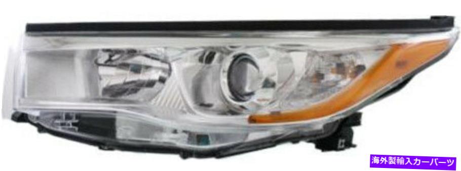 USヘッドライト 14-16トヨタハイランダーのための左ドライバーヘッドライトヘッドランプ Left Driver Headlight Head Lamp for 14-16 Toyota Highlander【並行輸入品】