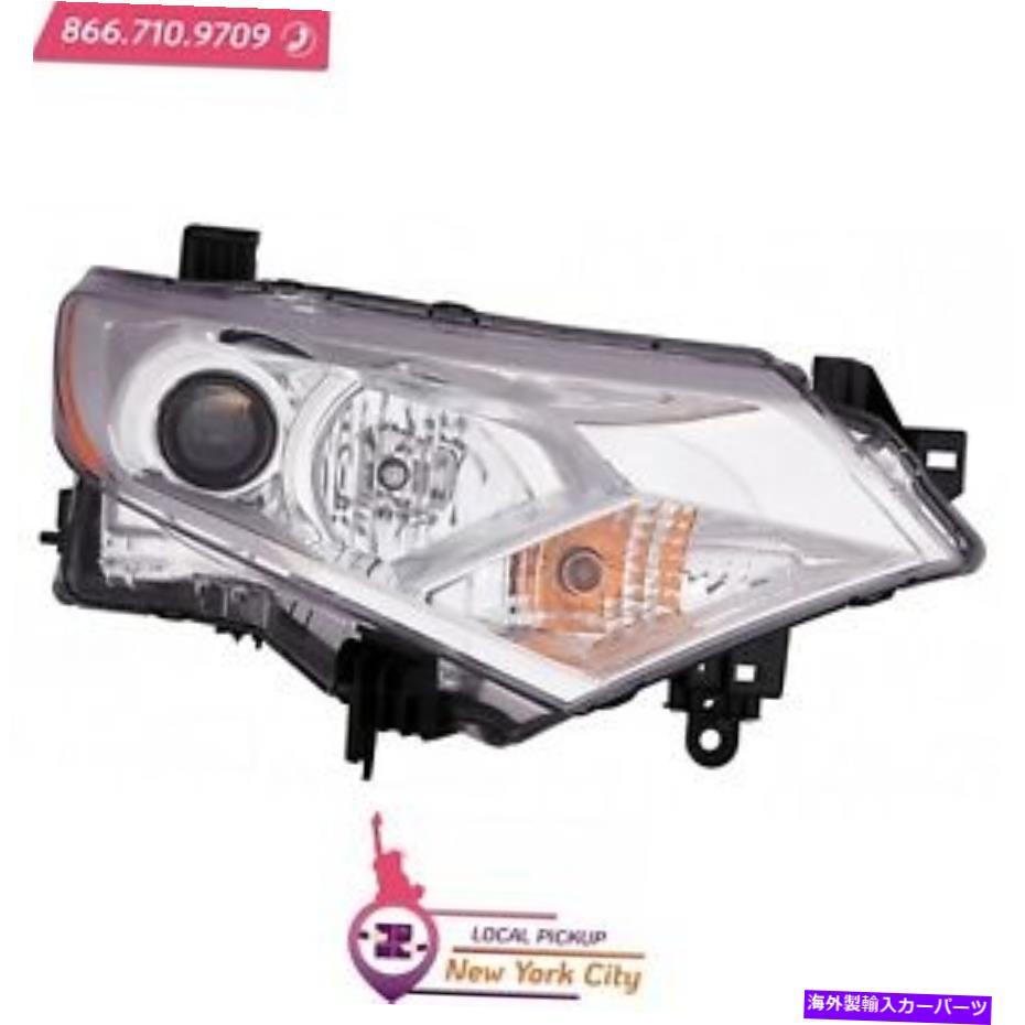 USヘッドライト ローカルピックアップハロゲンヘッドライトアセンブリ右フィット日産クエスト12-17 NI2503229 Local Pickup Halogen Headlight Assembly Right Fits Nissan Quest 12-17 NI2503229【並行輸入品】｜Us Custom Parts Shop USDM