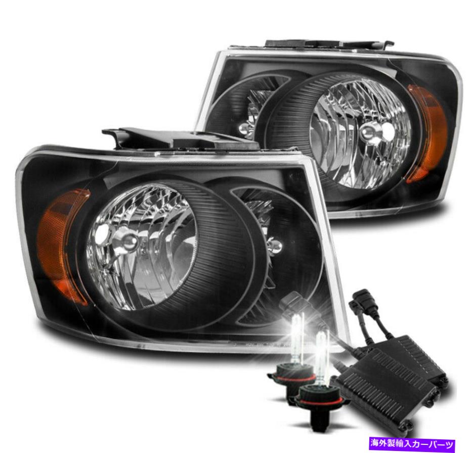 USヘッドライト 07 08 09 Dodge Durangoヘッドライトヘッドランプランプブラック/アンバーW / 50W 8K HIDキット FOR 07 08 09 DODGE DURANGO HEADLIGHT HEADLAMP LAMP BLACK/AMBER W/50W 8K HID KIT【並行輸入品】｜Us Custom Parts Shop USDM