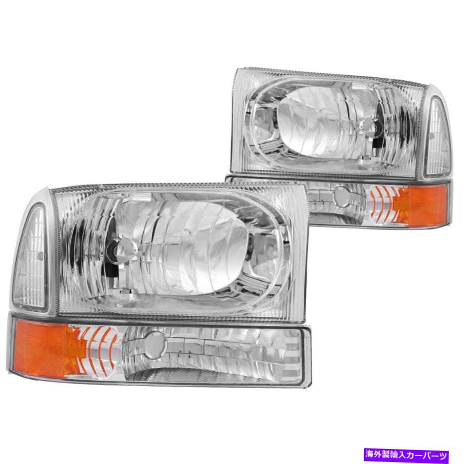 USヘッドライト Anzo USA 111081クリスタルヘッドライトセット Anzo USA 111081 Crystal Headlight Set【並行輸入品】
