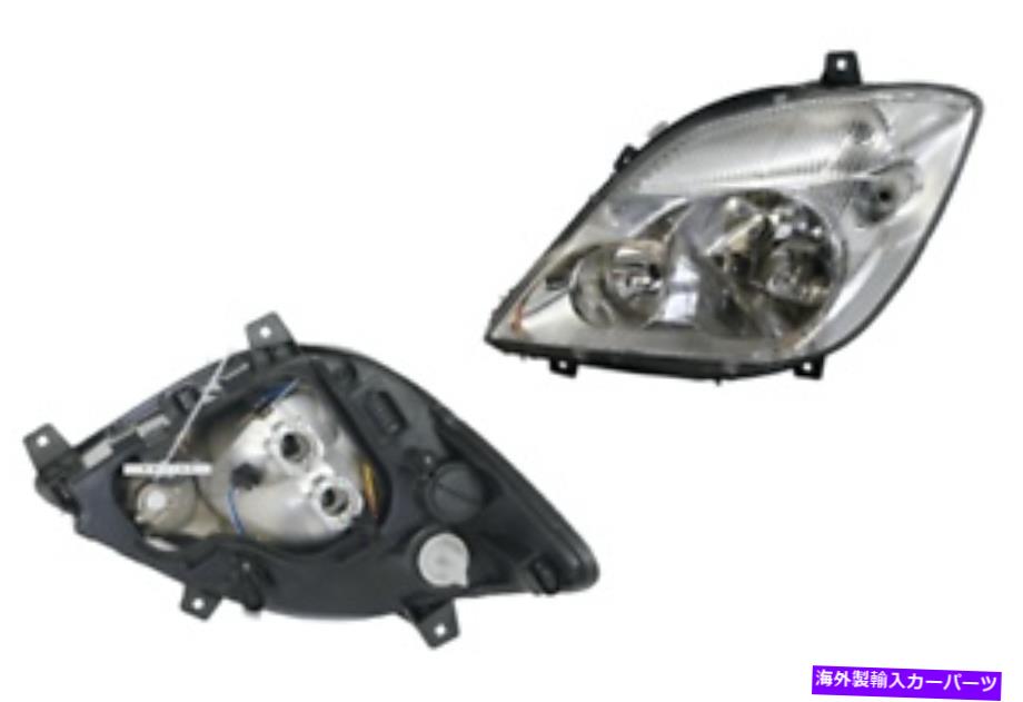 USヘッドライト Mercedes Benz Sprinter W906 2006年以降のヘッドライト HEADLIGHT LEFT FOR MERCEDES BENZ SPRINTER W906 2006-ONWARDS【並行輸入品】