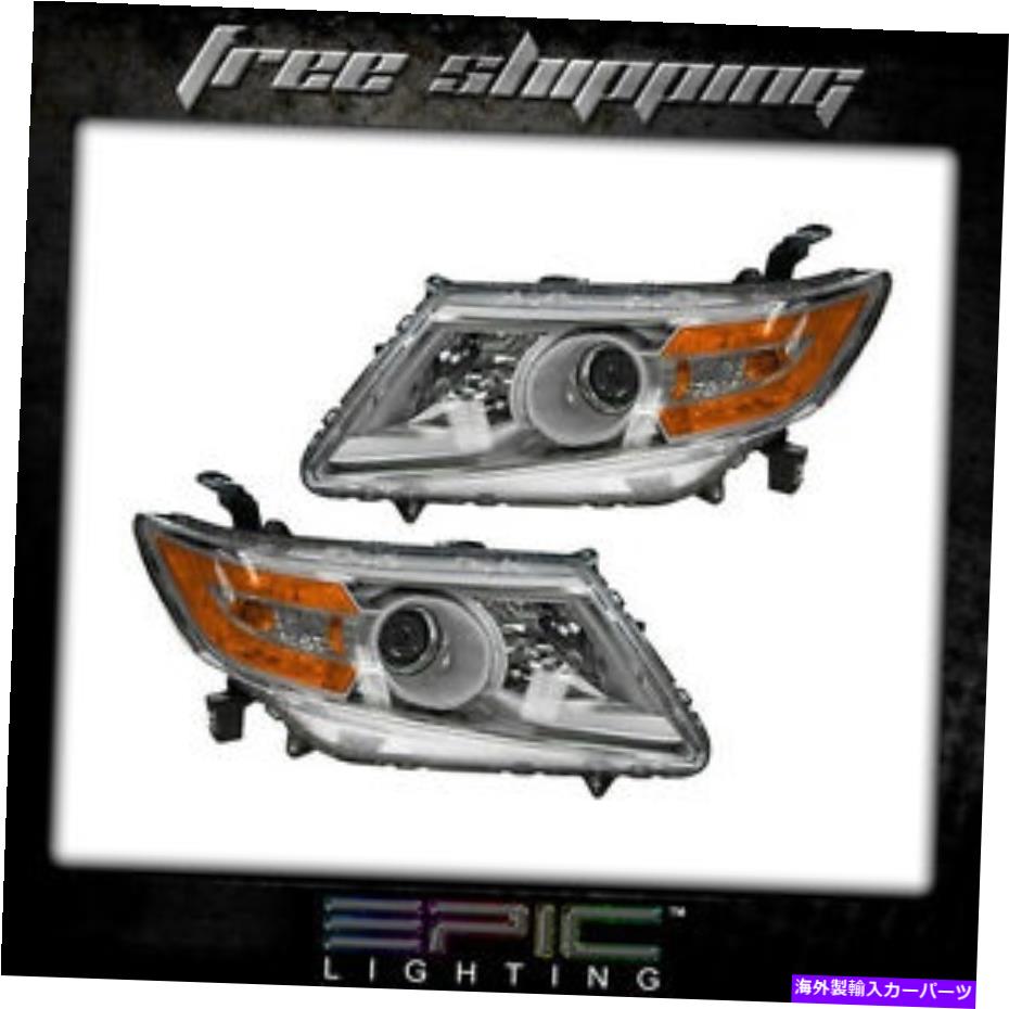 USヘッドライト フィット2011-13ホンダオデッセイヘッドライトヘッドランプペア左右セット Fits 2011-13 Honda Odyssey Headlights Headlamps Pair Left Right Set【並行輸入品】 57,218円