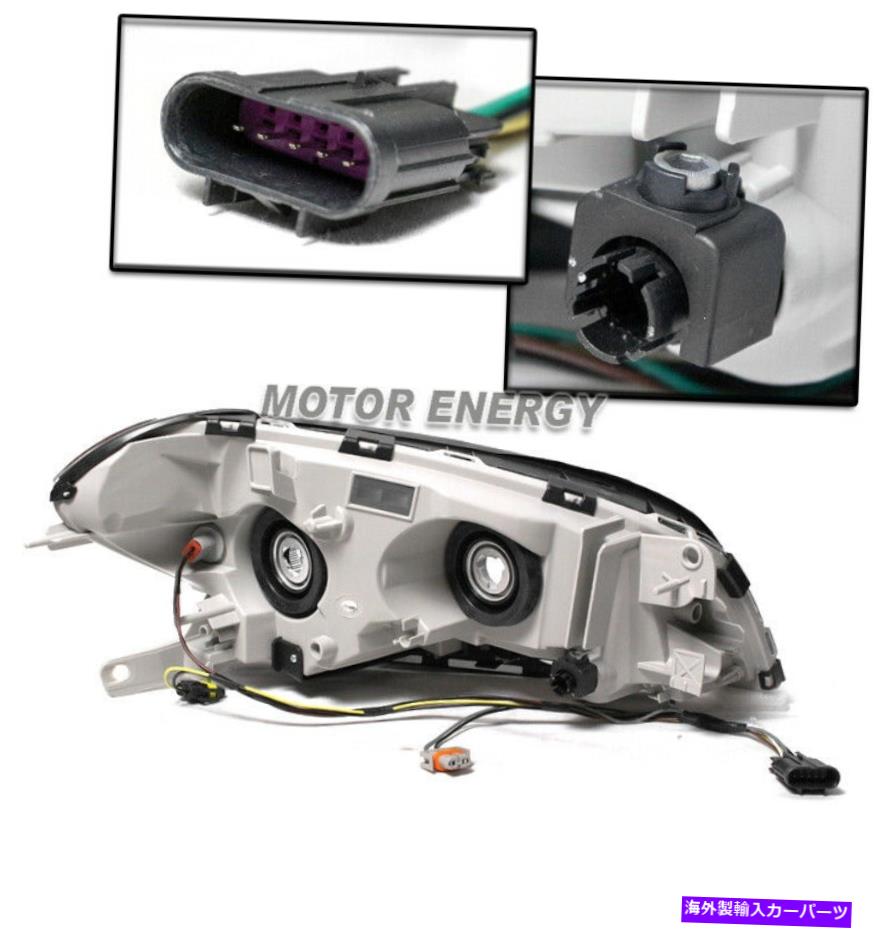 USヘッドライト 08-12シボレーマリブブラックヘッドライトランプW /ブルーLED DRL信号+ Xenon HID FOR 08-12 CHEVROLET MALIBU BLACK HEADLIGHT LAMP W/BLUE LED DRL SIGNAL+XENON HID【並行輸入品】