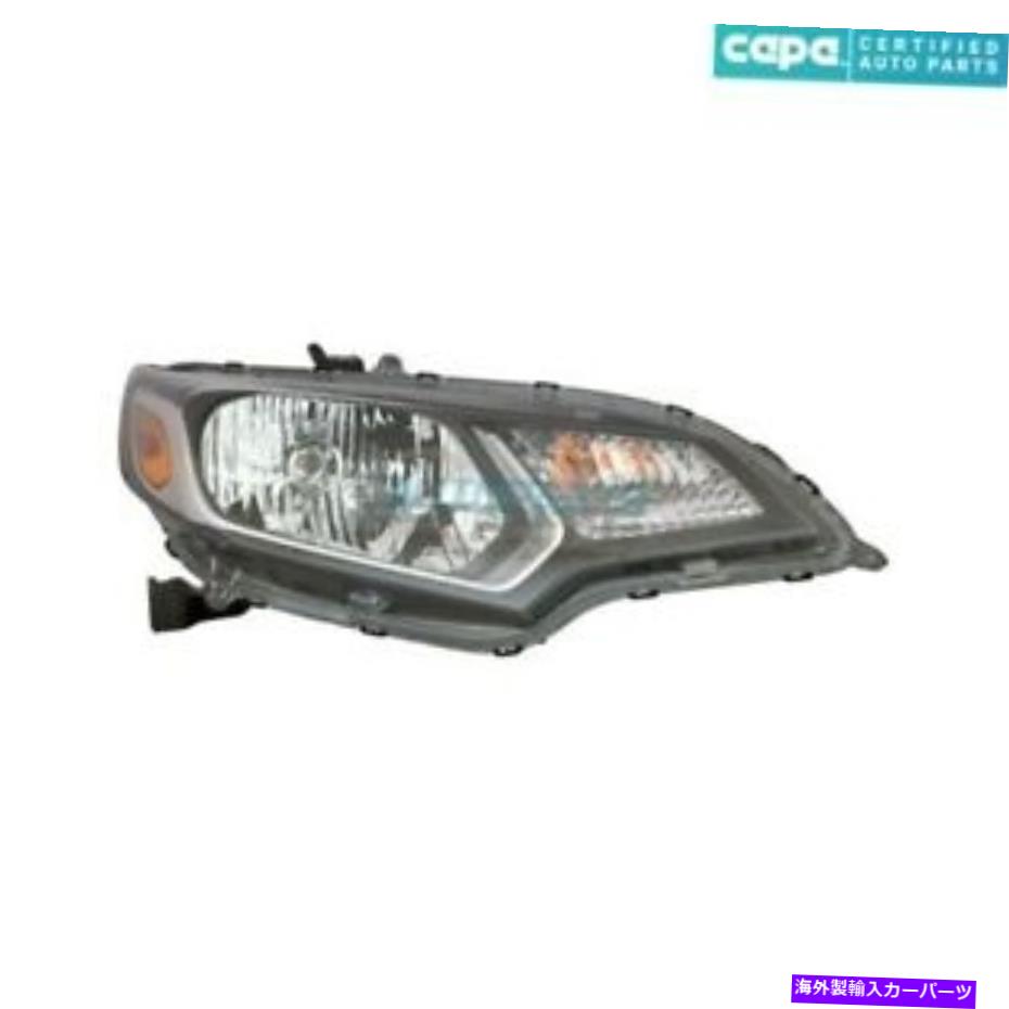 USヘッドライト 新しい左ハロゲンヘッドライトアセンブリ2015-2017ホンダフィットHO2502160Cカーパ NEW LEFT HALOGEN HEADLIGHT ASSEMBLY FITS 2015-2017 HONDA FIT HO2502160C CAPA【並行輸入品】