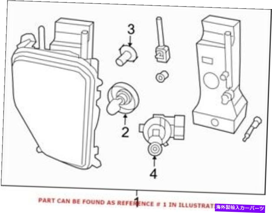 USヘッドライト ジープ68079711aaのための本物のOEM前面左ヘッドライトアセンブリ Genuine OEM Front Left Headlight Assembly for Jeep 68079711AA【並行輸入品】